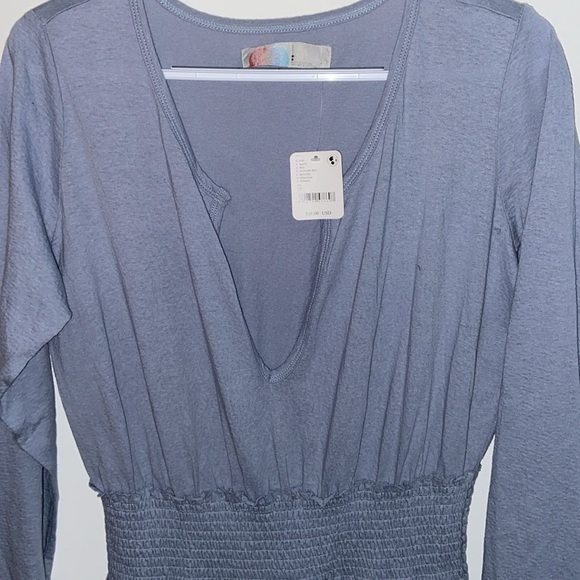 NWT Free People Midi Dress in Autumn Sky in size M - Picture 6 of 10